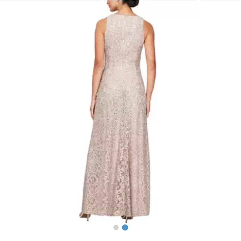 Elegant Lace Evening Dress MOB /MOG Size 10 NWT - Picture 8 of 9